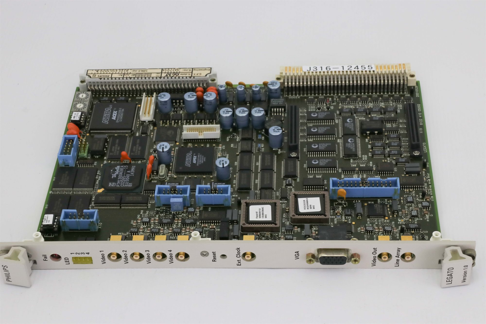 12455 PHILIPS LEGATO VGA CARD,8122 410 05002,ASML 4022.470.78191